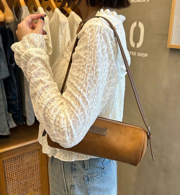  「loti スウェードドラムBAG」|トートバッグ|