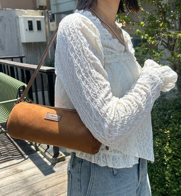  「loti スウェードドラムBAG」|トートバッグ|