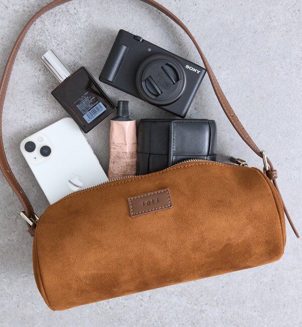  「loti スウェードドラムBAG」|トートバッグ|