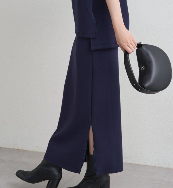  「【Lサイズも登場！】ポンチZIPタイトスカート」|スカート|