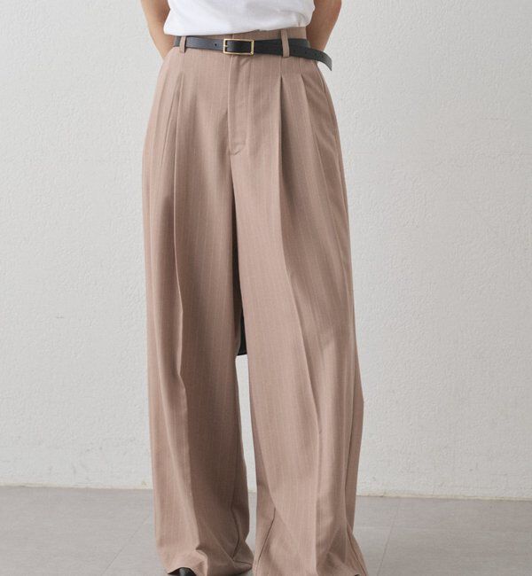  「2タックワイドパンツ」|チノ|