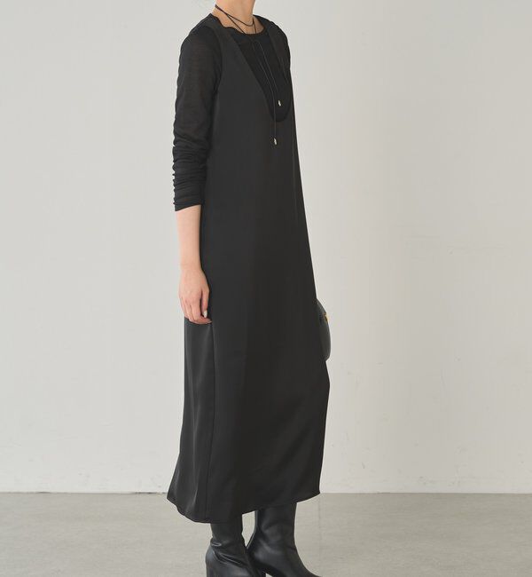  「サテンタンクワンピース」|ワンピース|