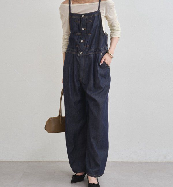  「デニムキャミサロペット」|ワンピース|