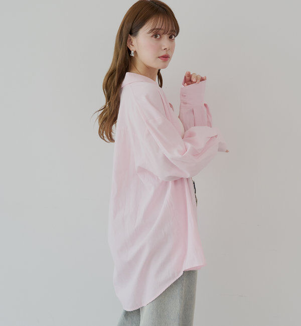  「ワンポイントルーズシャツ」|シャツ・ブラウス|