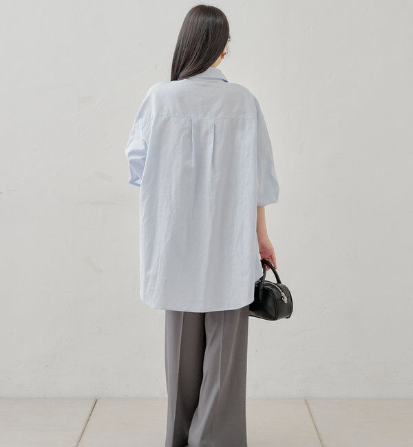  「ワンポイントルーズシャツ」|シャツ・ブラウス|