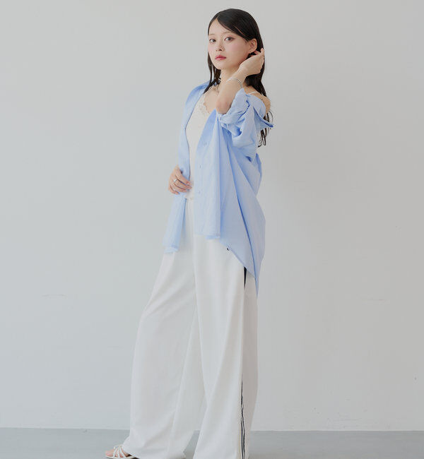  「ワンポイントルーズシャツ」|シャツ・ブラウス|