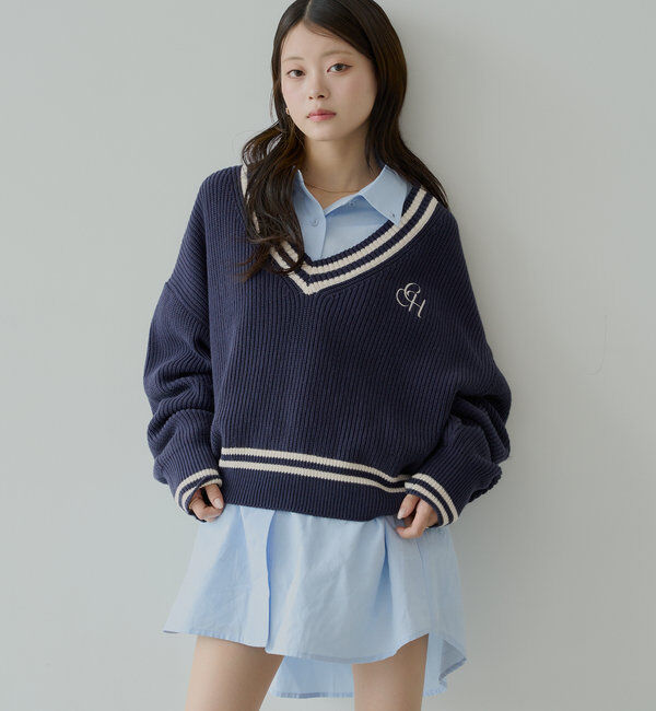  「ワンポイントルーズシャツ」|シャツ・ブラウス|