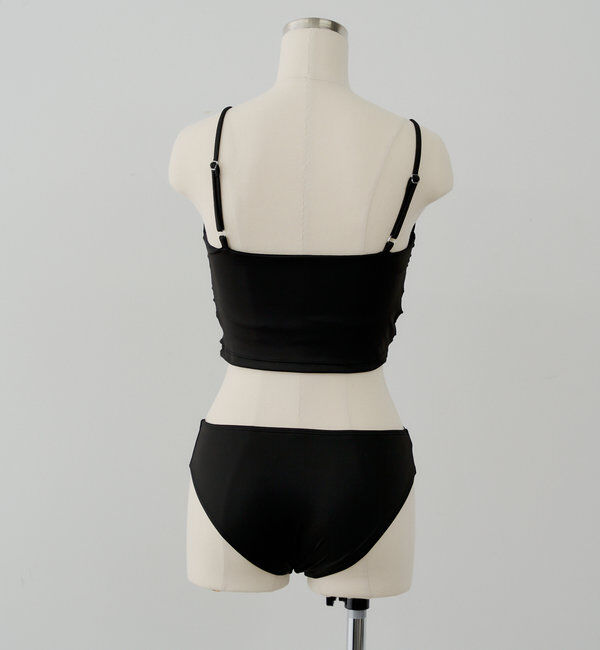  「【水着】花柄肩リボンキャミチュニック3点セット」|ビキニ|