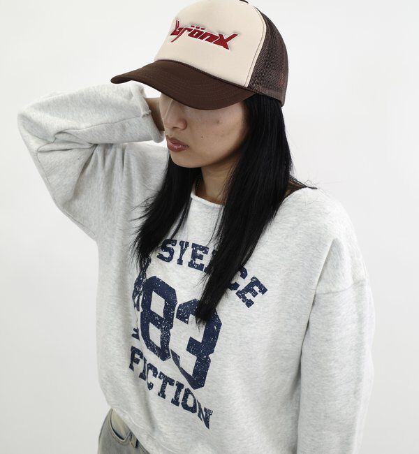  「【UNISEX/ユニセックス】BRONX刺繍メッシュキャップ」|ハット|