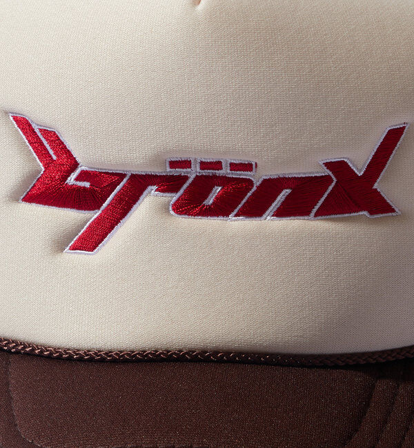  「【UNISEX/ユニセックス】BRONX刺繍メッシュキャップ」|ハット|