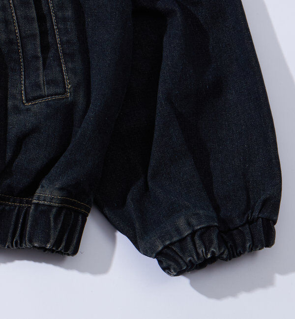  「【UNISEX/ユニセックス】ヴィンテージライクデニムフードジップブルゾン」|ブルゾン・スタジャン|