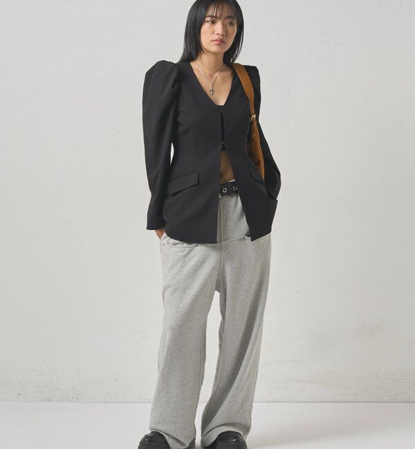  「【SixM/シックスエム】  パフスリーブジャケット」|テーラードジャケット|