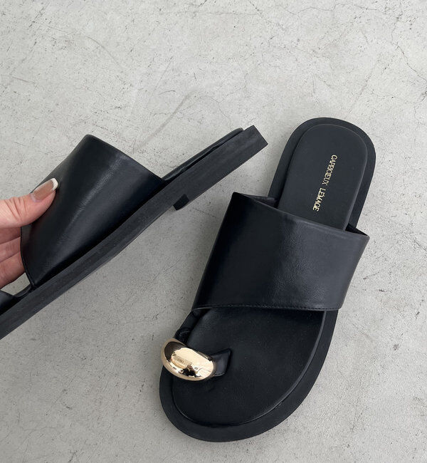  「メタルトングサンダル」|サンダル|