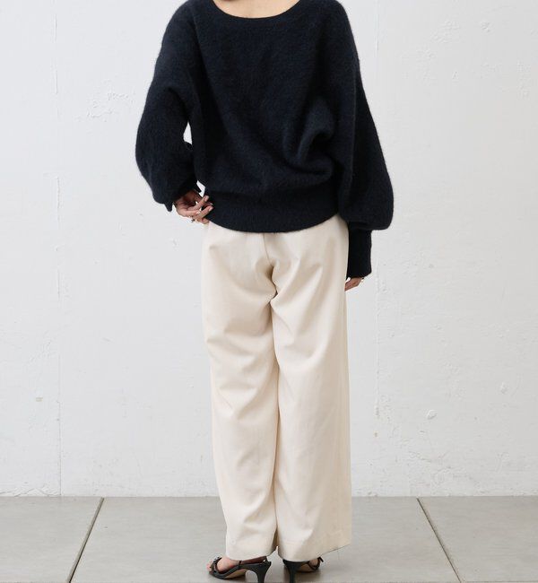  「ファーウールタイ付きカーディガン」|カーディガン|