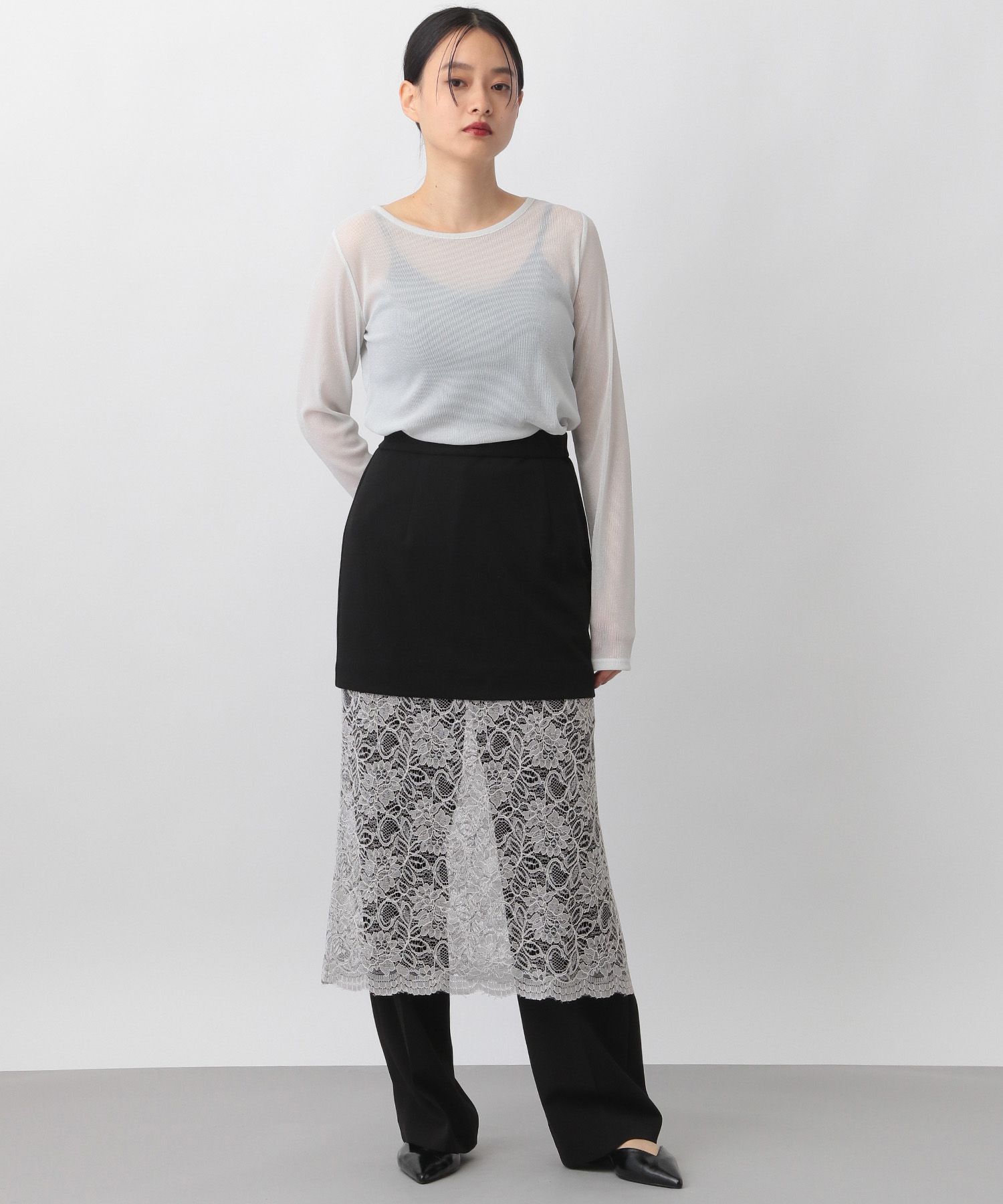 A part by 「レースドッキングスカート」|スカート|