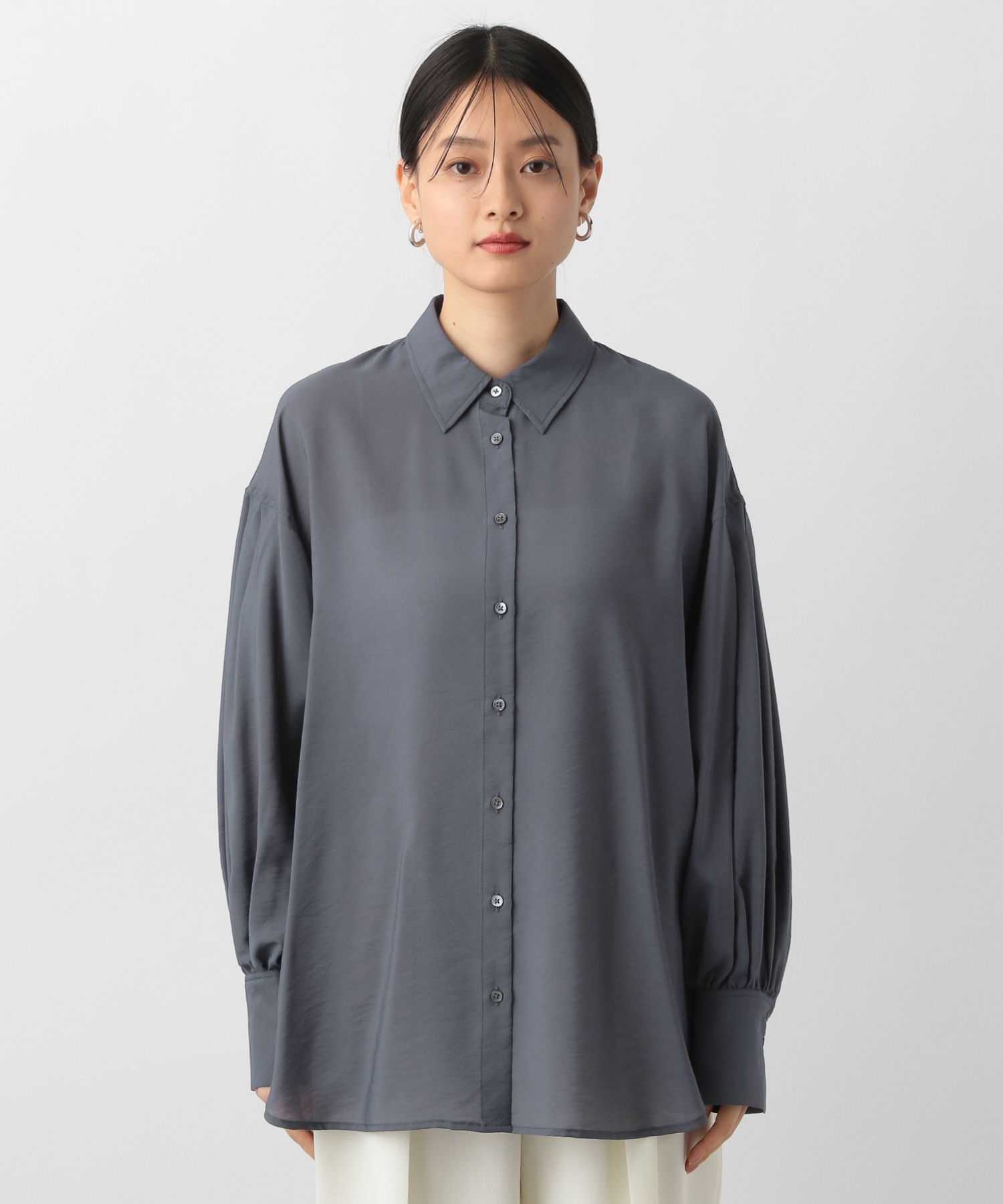 A part by 「シアーオーバーシャツ」|シャツ・ブラウス|