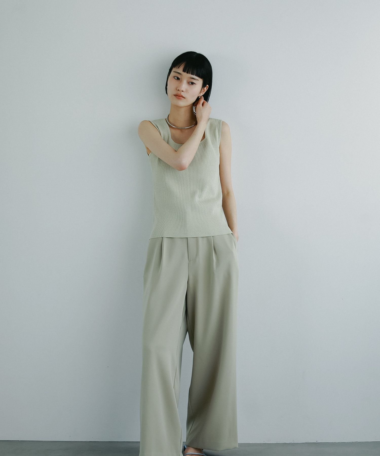 A part by 「ラメニットタンクトップ」|ニット・セーター|