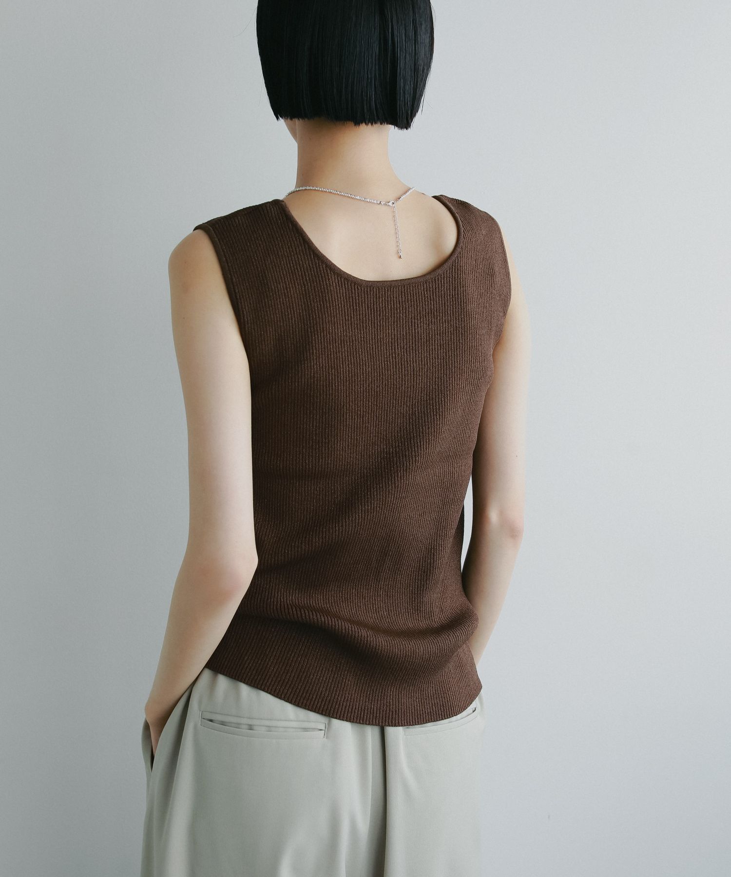 A part by 「ラメニットタンクトップ」|ニット・セーター|