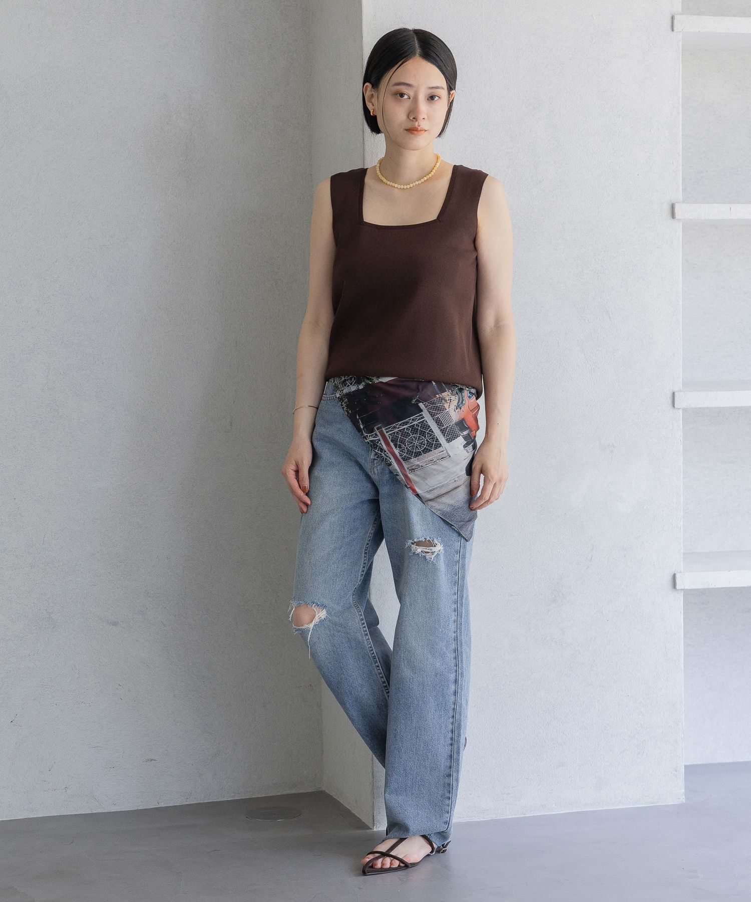 A part by 「FROZZEE2WAYタンクトップ」|ニット・セーター|