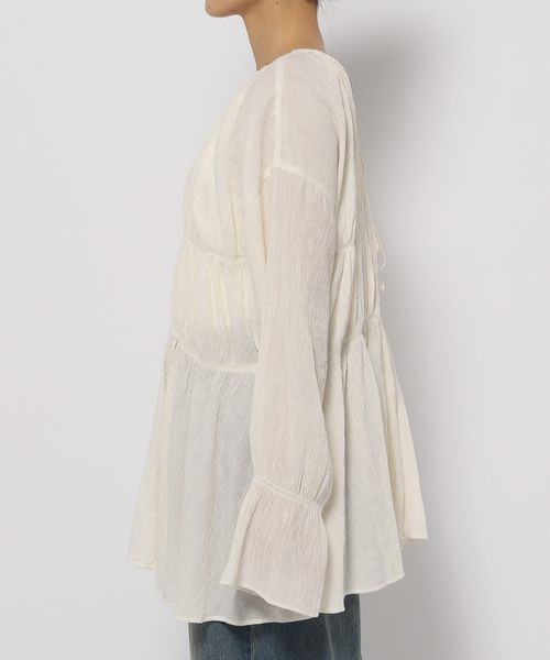 LOWRYS FARM「ヨウリュウシャーリングブラウスＬＳ」|シャツ・ブラウス|