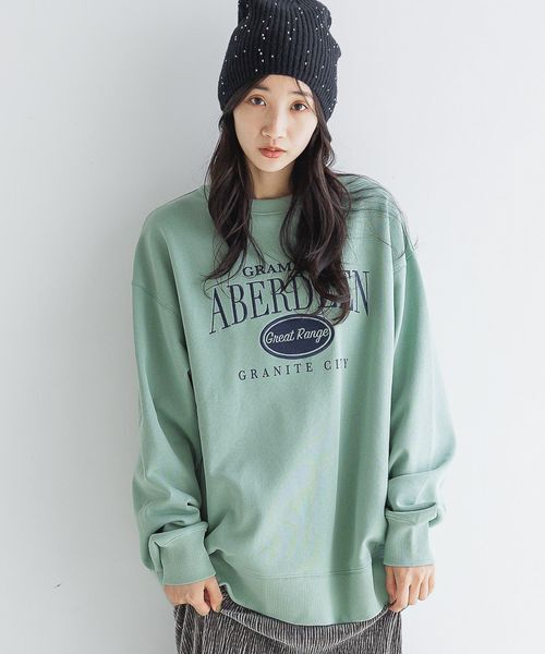 LOWRYS FARM「ＵＳＡウラケロゴＬＳ」|Tシャツ・カットソー|GRN5