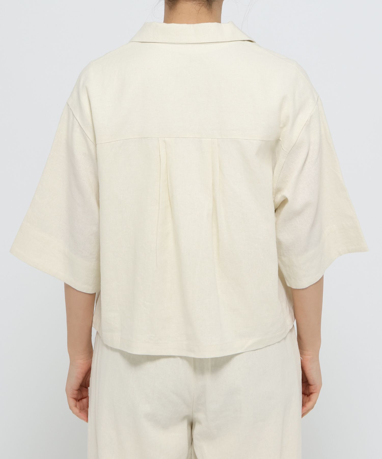 LOWRYS FARM「ノルマンディショートシャツ」|シャツ・ブラウス|