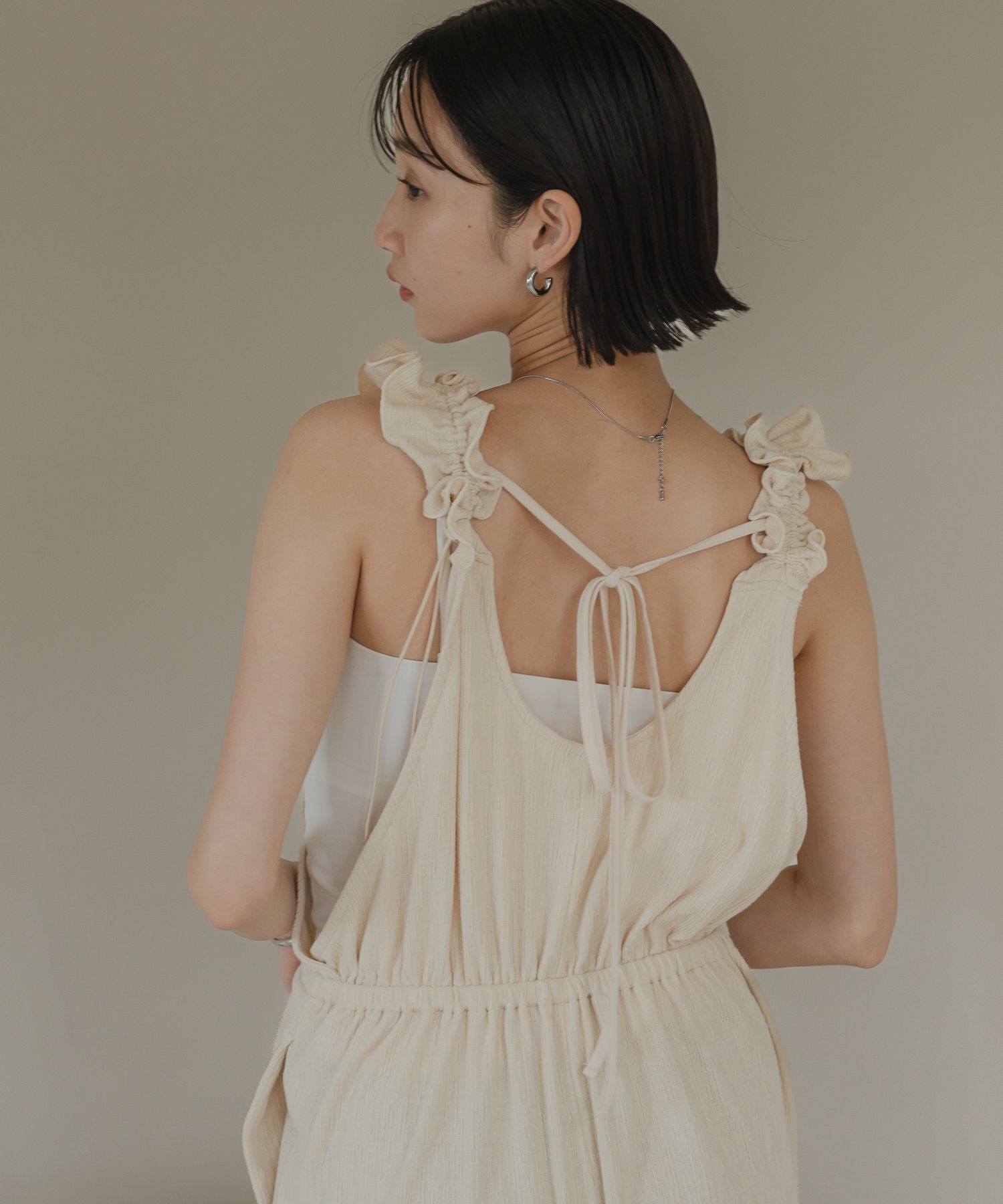 LOWRYS FARM「フリルサロペット」|オールインワン|