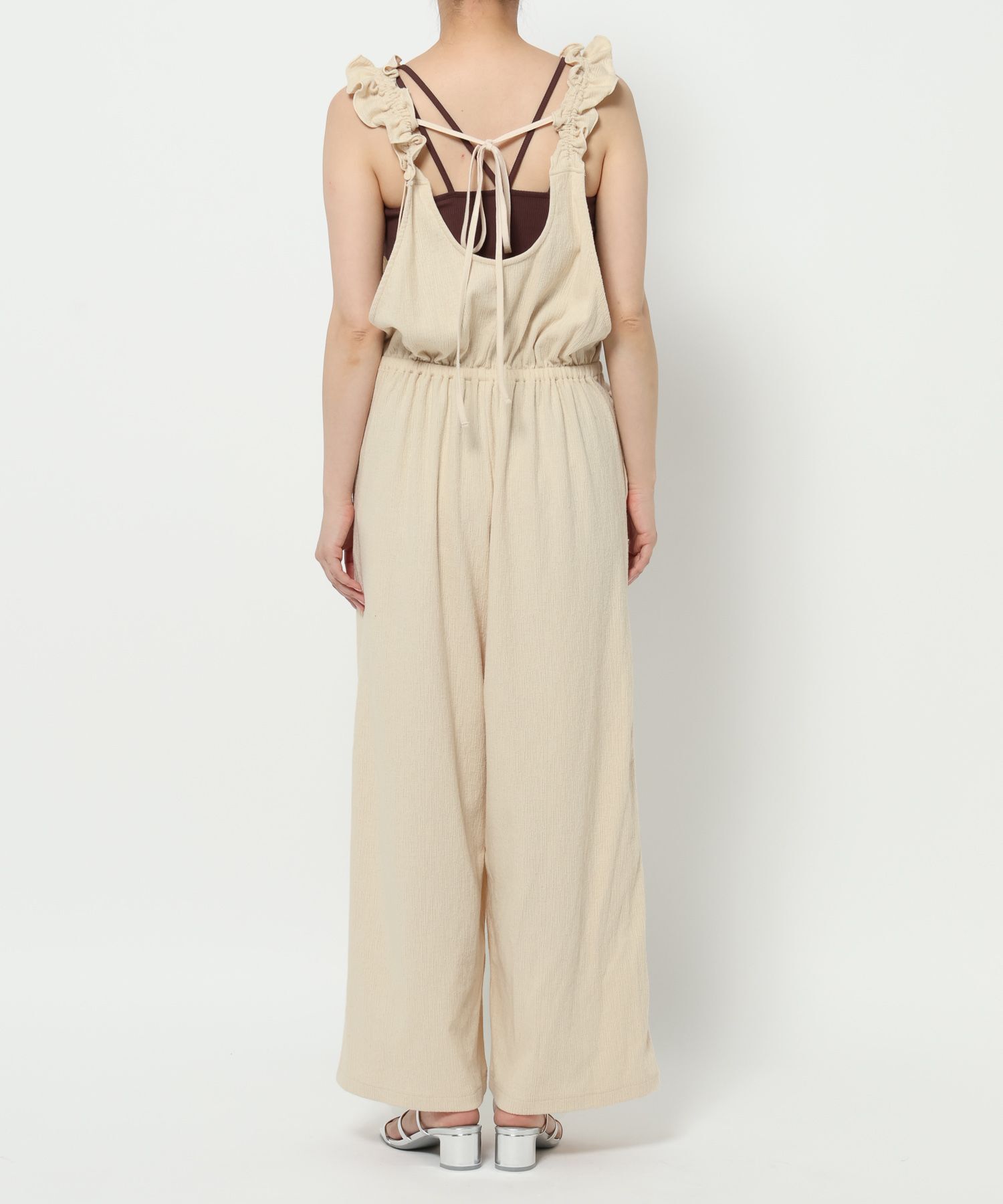 LOWRYS FARM「フリルサロペット」|オールインワン|