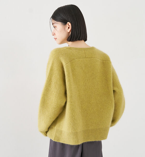 collex「ラクーン混 フォルムニットプルオーバー」|ニット・セーター|