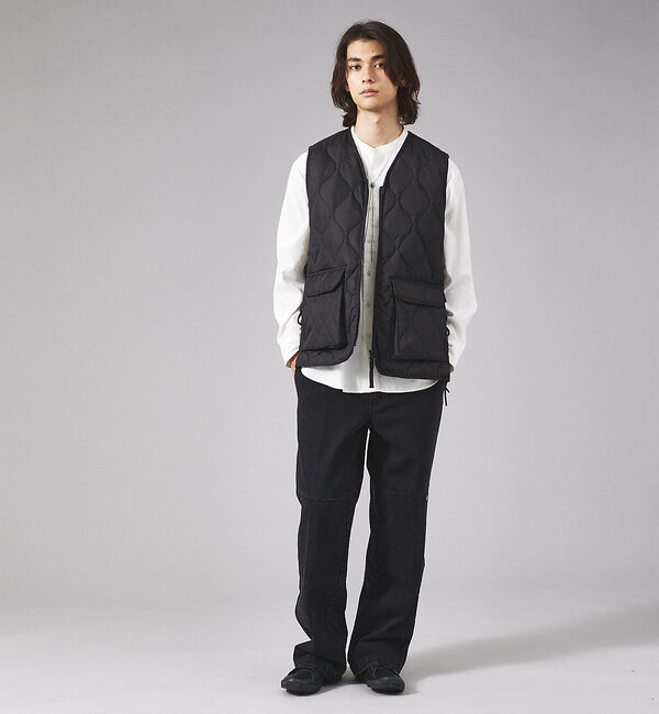 ABAHOUSE「【WEB限定】TAION MILITARY LACE UP V NECK DOW」|ミリタリー・モッズコート|