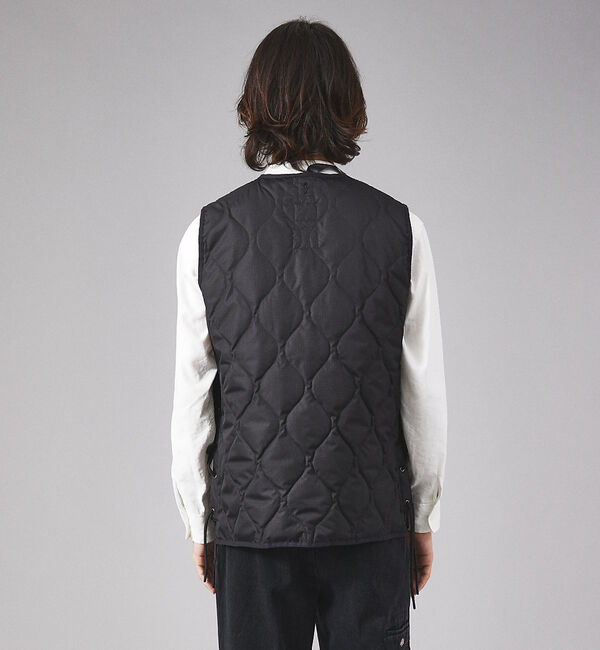 ABAHOUSE「【WEB限定】TAION MILITARY LACE UP V NECK DOW」|ミリタリー・モッズコート|