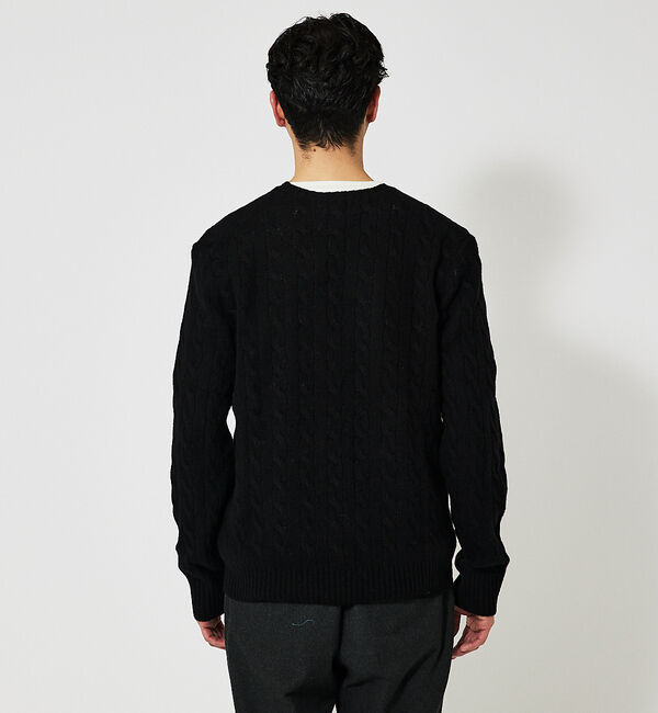 ABAHOUSE「【POLO RALRHLAUREN】ウールカシミヤ ケーブルニット」|ニット・セーター|