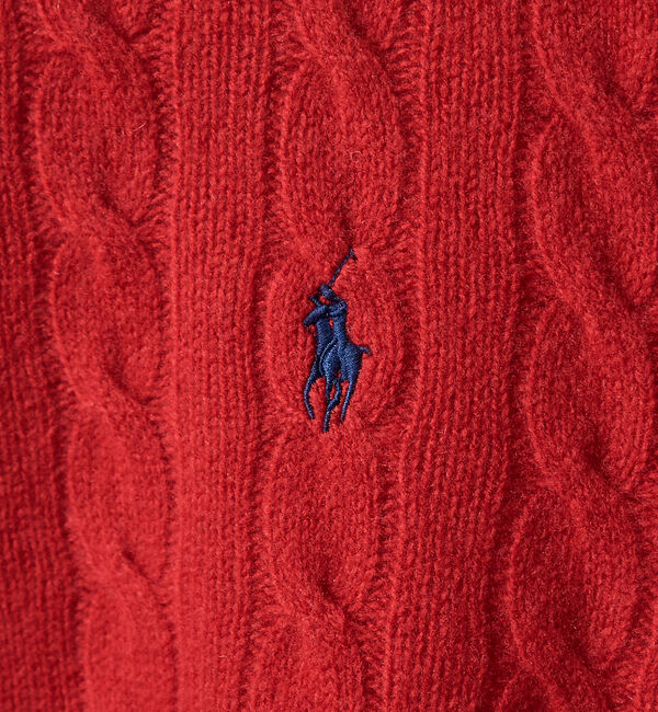 ABAHOUSE「【POLO RALRHLAUREN】ウールカシミヤ ケーブルニット」|ニット・セーター|