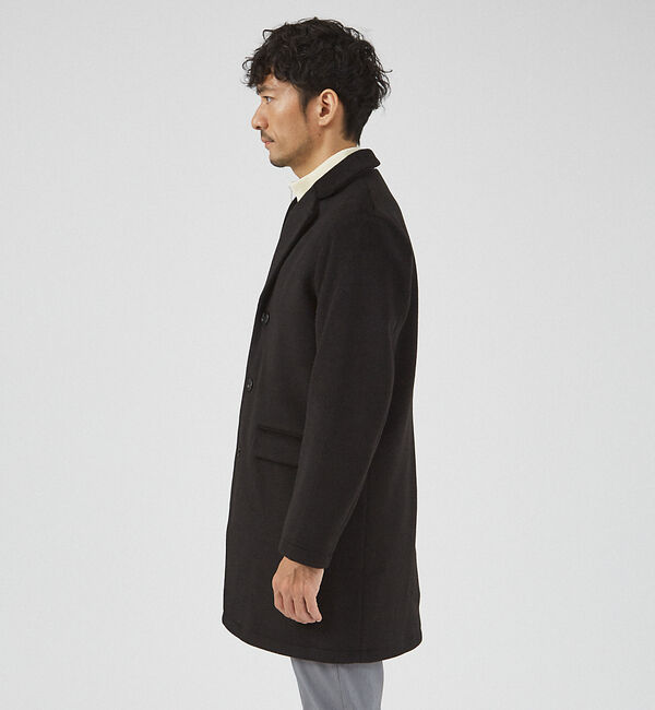 ABAHOUSE「【シャギーニット】メルトン チェスターコート」|その他|
