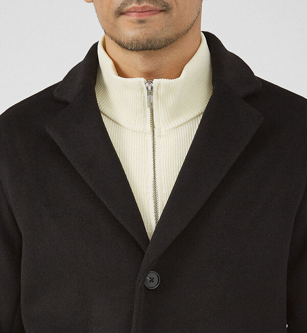 ABAHOUSE「【シャギーニット】メルトン チェスターコート」|その他|