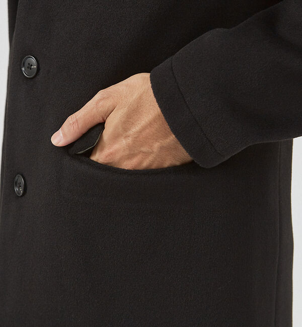 ABAHOUSE「【シャギーニット】メルトン チェスターコート」|その他|