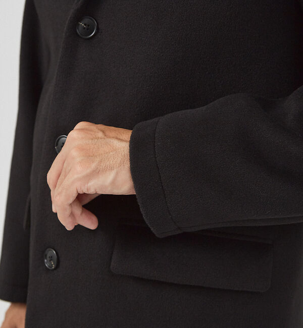 ABAHOUSE「【シャギーニット】メルトン チェスターコート」|その他|