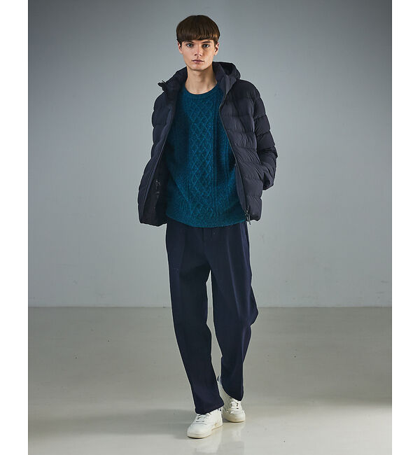 ABAHOUSE「WOOL MIX メランジシャギー アランニット【予約】」|ニット・セーター|