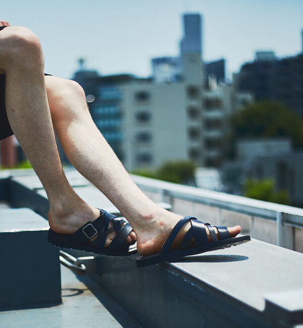 alfredoBANNISTER「【定番】マルチクロス レザーサンダル」|サンダル|