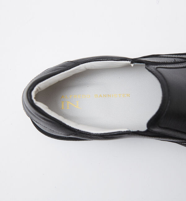 alfredoBANNISTER「【WEB別注】究極のベーシック オールレザースリッポンスニーカー」|スニーカー|