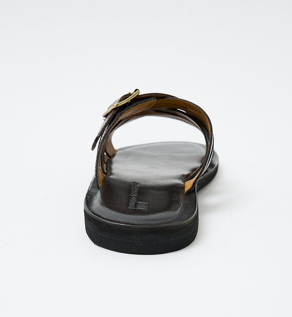 alfredoBANNISTER「【WEB別注】マルチクロスレザーサンダル」|サンダル|