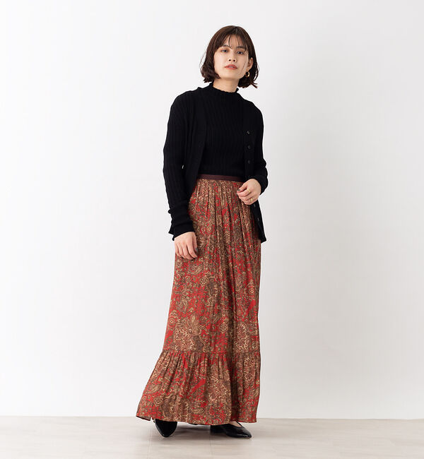 Rouge vif「変形リブカーディガン」|カーディガン|