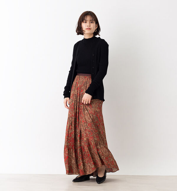 Rouge vif「変形リブカーディガン」|カーディガン|