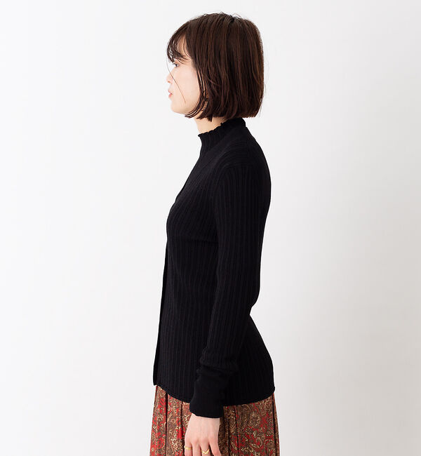 Rouge vif「変形リブカーディガン」|カーディガン|