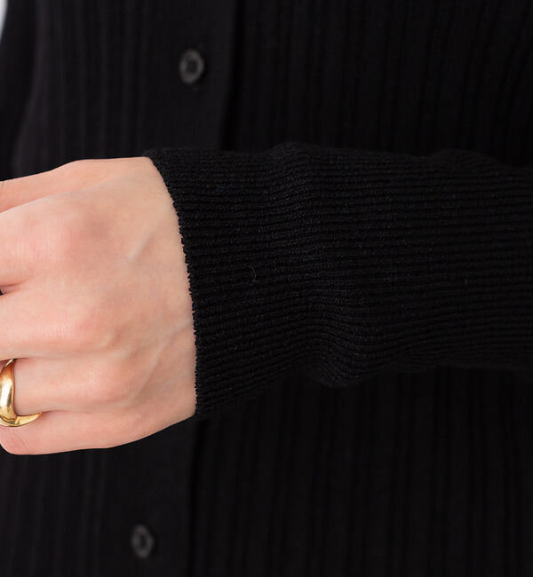 Rouge vif「変形リブカーディガン」|カーディガン|