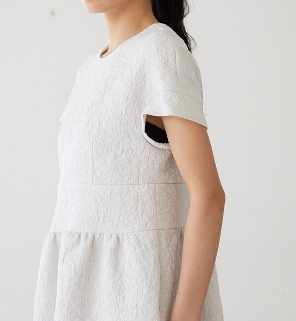 Rouge vif「【BELLE ROBE】ふくれジャガードワンピース」|ワンピース|