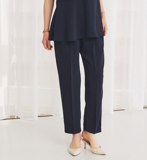 Rouge vif「【セットアップ対応】ダブルクロステーパードパンツ」|その他|ネイビー