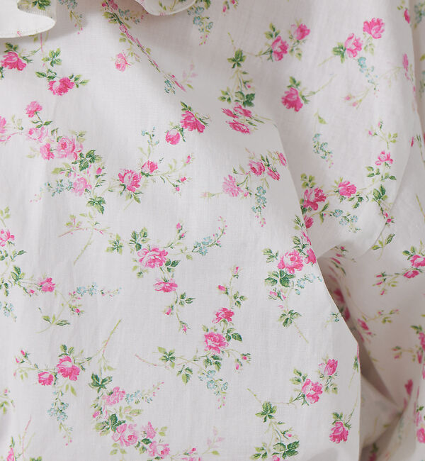 Rouge vif「フラワープリントフリルブラウス」|シャツ・ブラウス|