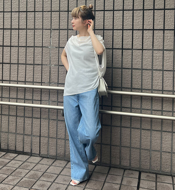 Rouge vif「アシメトリースリーブブラウス」|シャツ・ブラウス|