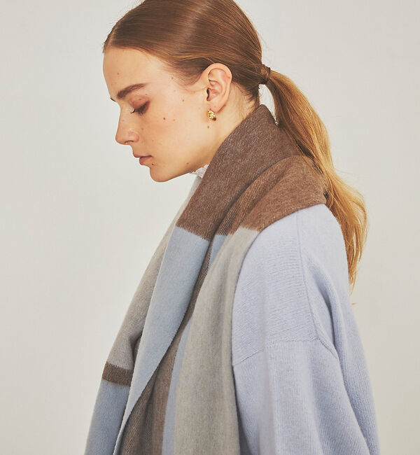 Rouge vif「【TWEEDMILL/ツイードミル】チェック柄ストール」|マフラー|